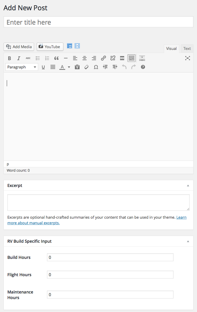Wordpress posting