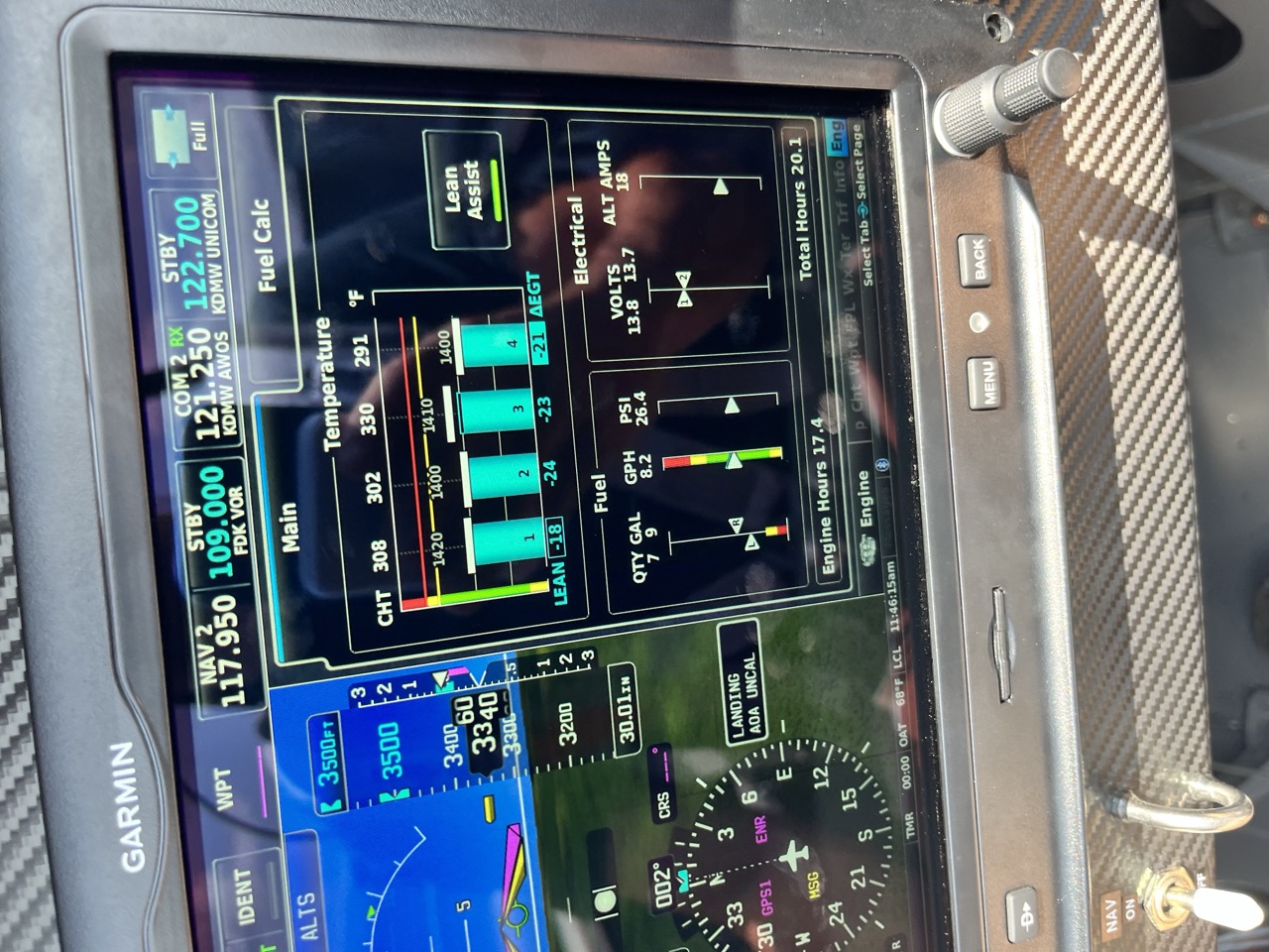 N22UP during the July 23 airspeed-calibration day.