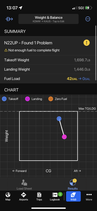 Additional RV-8 stall testing notes for July 22 at 11:33