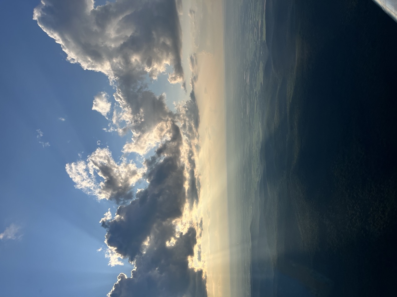 Late-day image from the July 23 calibration and debrief sequence.