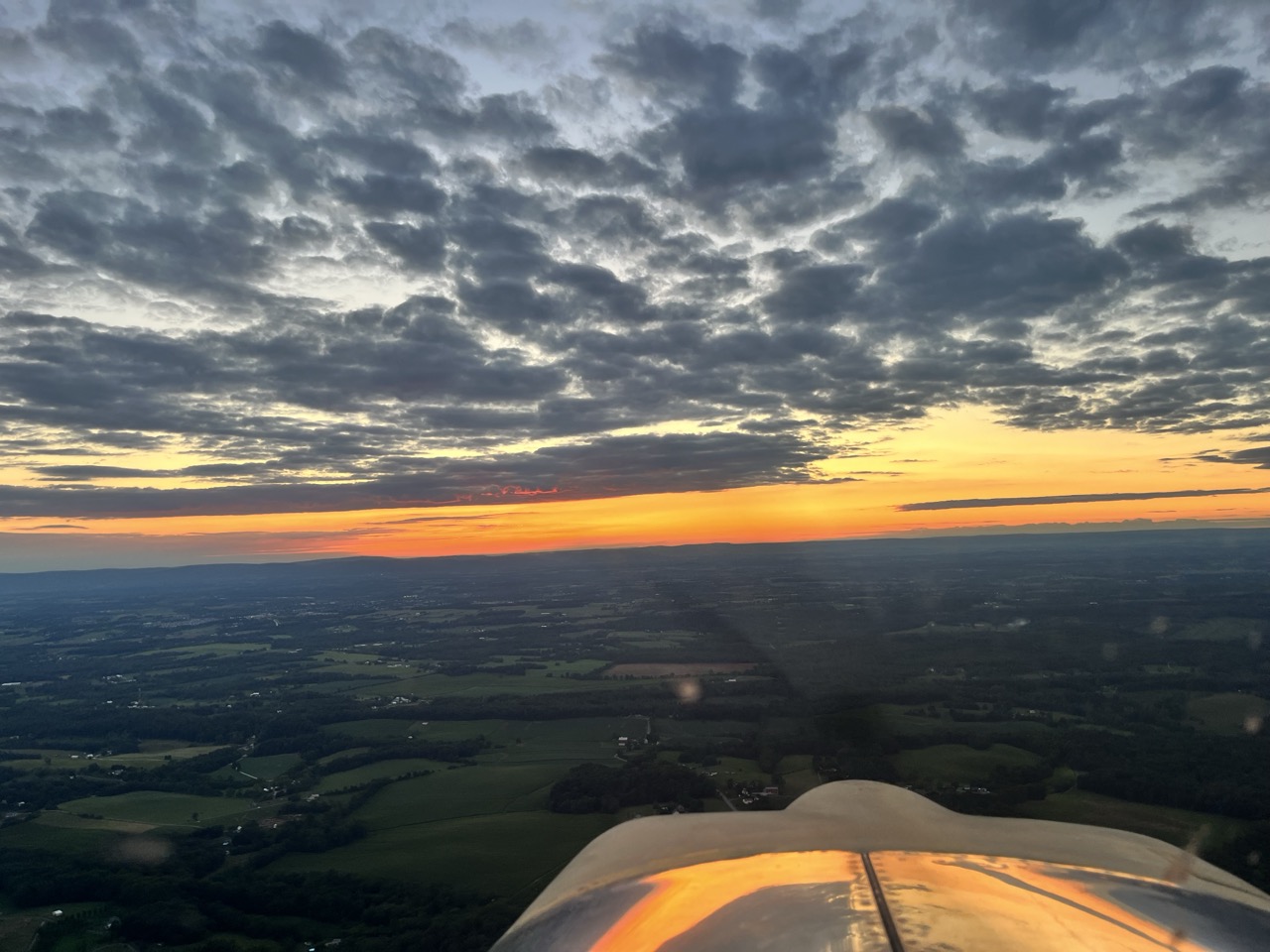 N22UP during the August 16 Baltimore Martin State round trip, the last Phase 1 flight.